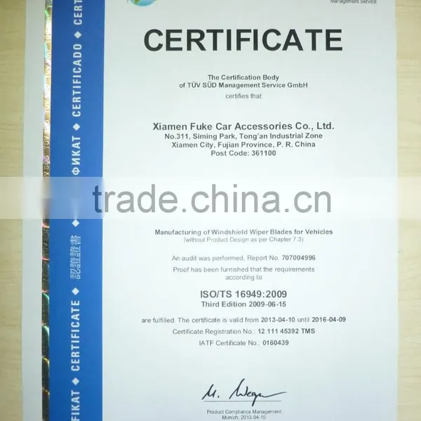 Exclusive New Multi-clip Wiper Blade With Elastic High-carbon Steel Backbone TS16949 Certificated photo-6