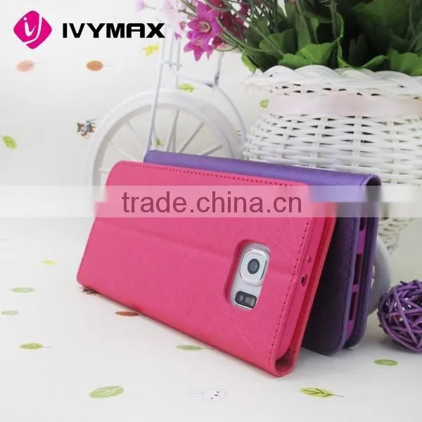 Wholesale Flip Leather for Samsung S6 Case, Mobile Phone Wallet Case for Galaxy S6 photo-2