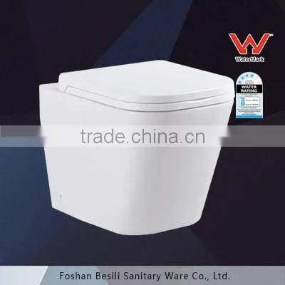 Toilet Watermark / Floor Mounted Australia Toilet With Concealed Cistem BM6015