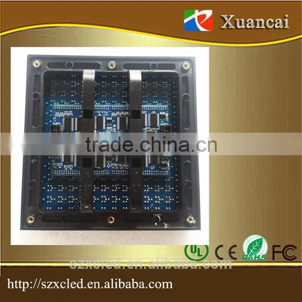 P10-16x16RGB (16X16CM) Outdoor Full Color DIP546 Unit Board 4scanning P10 Led Display Module photo-2
