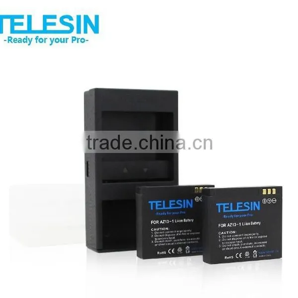 Dual Battery Charger With 2 Pieces Lithium Batteries Kit for Xiaomi Yi Sport Camera