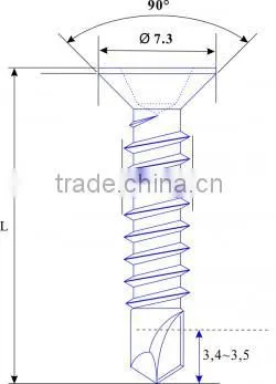 Self Drilling Screw With Tapping Thread