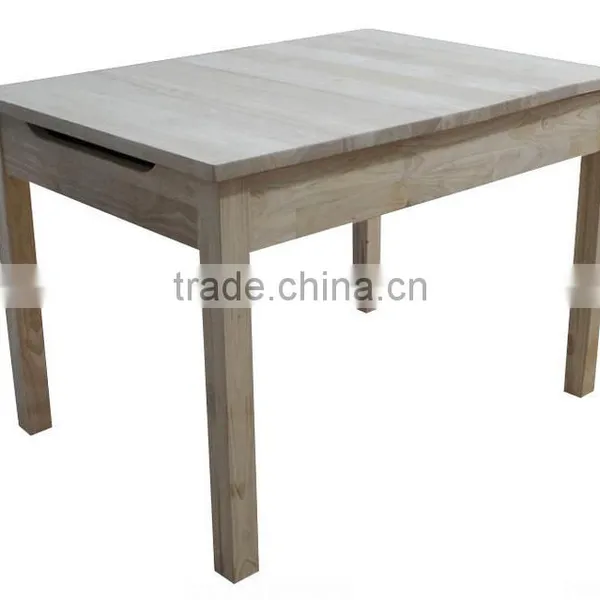 Kids table with storage,unfinsihed wood table frame