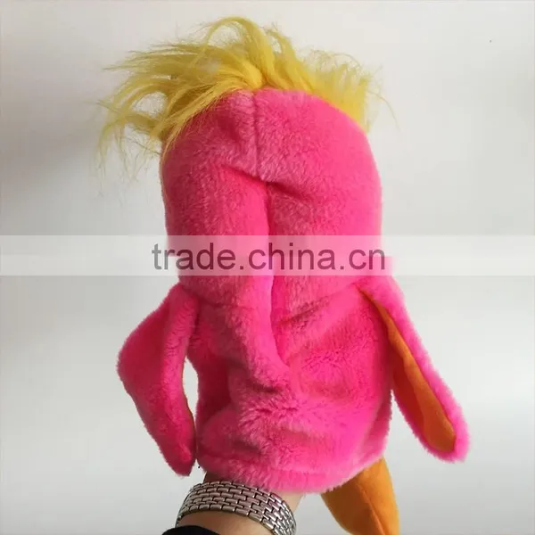 2015 Hot Selling Stuffed Duck Hand Puppets , Plush Duck Hand Puppet photo-2
