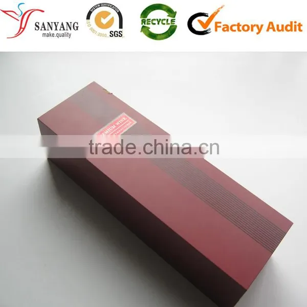 Simple Paper Wine Carriage Pack Box Red Wine Liquor Beer Single Box Cheap photo-2