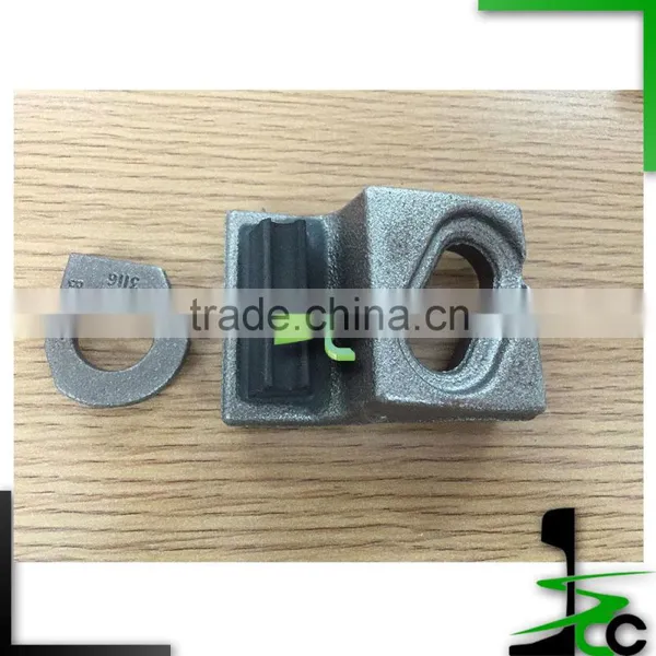 Crane Rail Clips With Vulcanized Rubber Nose photo-3