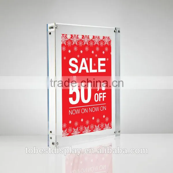 Poster Holders, Plexiglass Poster Holder, Postcard Display Stands photo-3