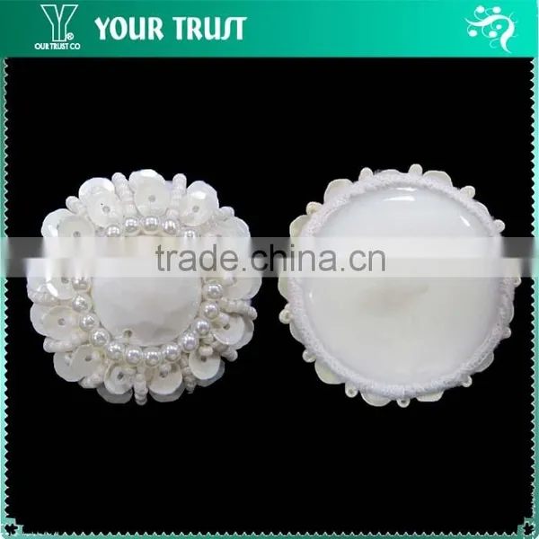 7MM Pearl 4MM Pearl 2MM Bead Fancy Ladies Fashion Pearl Button photo-3