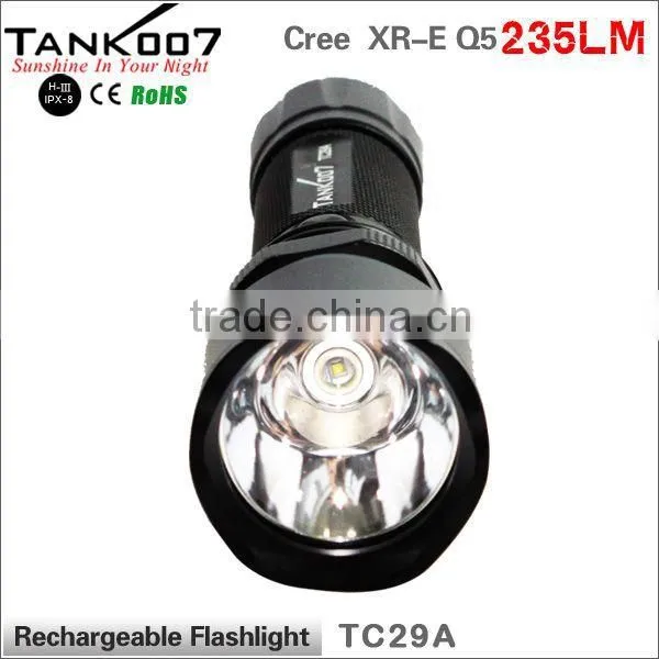 Rechargeable Battery Power Supply Led Flashlight Torch TC19 photo-3