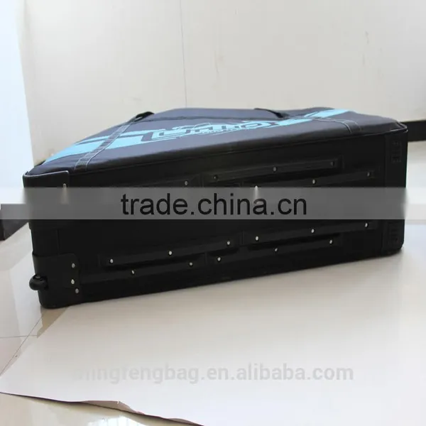 HEAVY DUTY High Quality Foldable Bicycle Transport Case Travel Bike Bag With Wheels Black photo-3