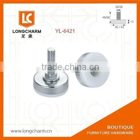Plastic and Stainless Steel Nail Glide Adjustable Table Leg Screw From Guangzhou Furniture Hardware photo-2