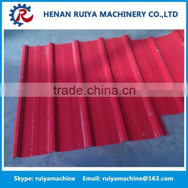 Corrugated Sheet Metal Roof Making Machine, Double Layer for Corrugated and Trapezoidal Roof Tile Machine photo-6