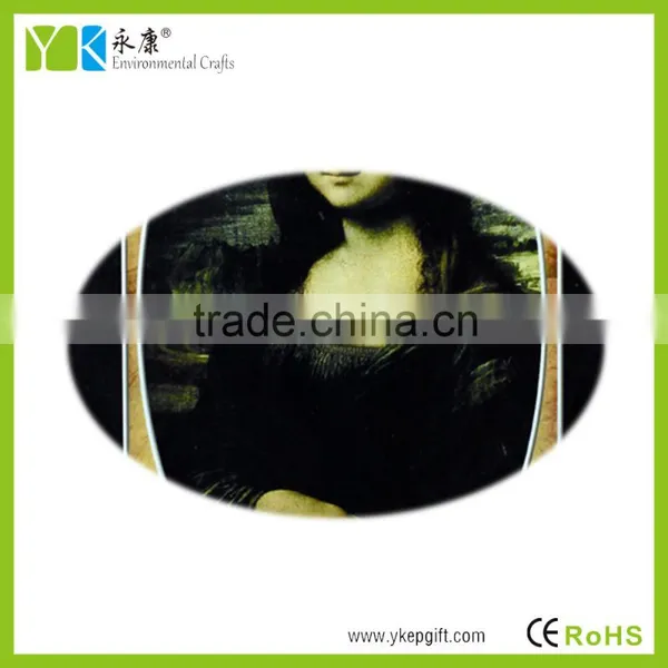 Wooden Frame Activated Carbon Beautiful Mona Lisa Wall Hanging Paintings photo-4