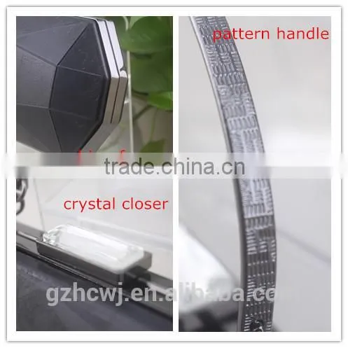 Gunmetal Metal Purse Frame With Cover Box Clutch Frame With Handles photo-4