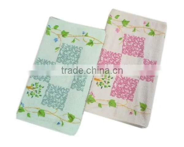 Floweret Print Cotton Terry Hand Towel photo-2