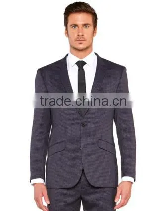 Custom Design 100% Wool Fancy Men Suits Made in China photo-4
