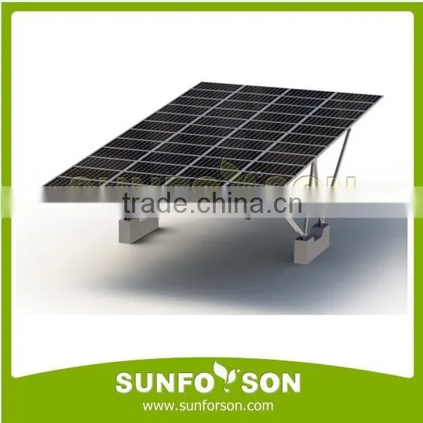 Al6005 Single/Double Row Solar Panel Carport Mount Stucture Support photo-2