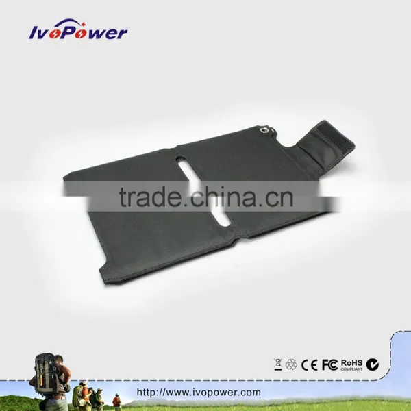 Factory High Quality 14W Foldable Solar Charger For Mobile Phone photo-2