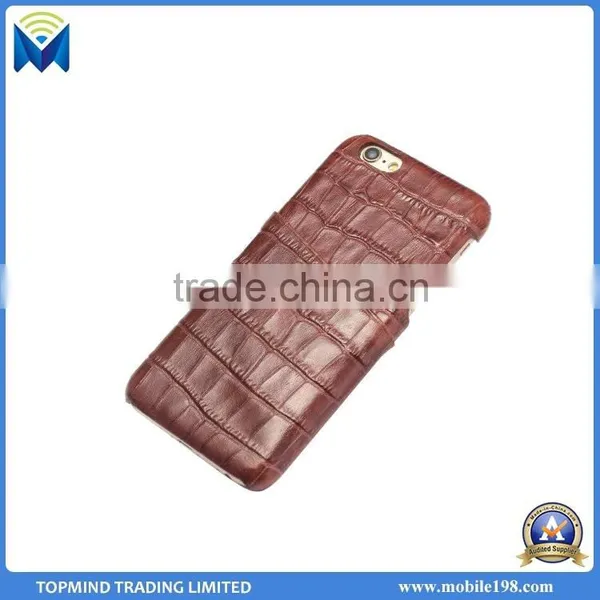 New Products Crocodile Pattern Leather Back Cover Case for IPhone 6S 6S Plus photo-2