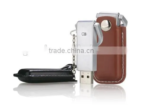 2016 Custom Leather USB 2.0 Flash Memory,Cheap Stick Drives,OEM Leather USB Disk With Optional Capacity photo-6