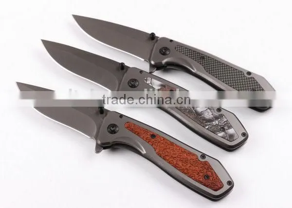 OEM 440 Blade Pocket Knife With Titanium Surface photo-3