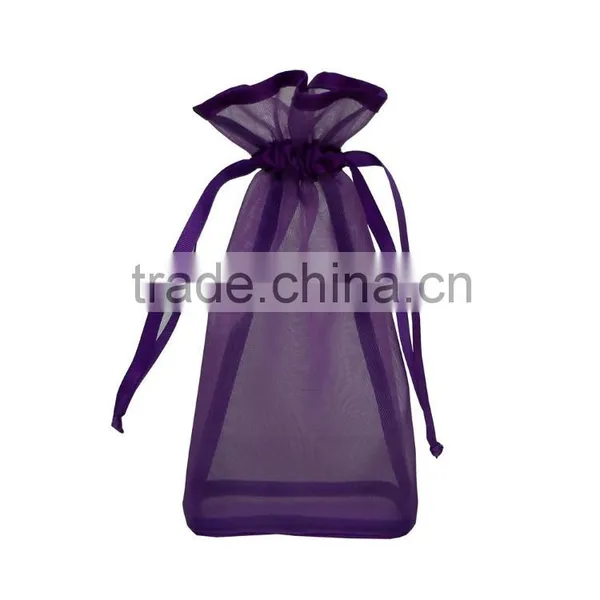 New Arrival Wholesale Mesh Drawstring Bag for Lady 2016, Blue Mesh for Body photo-2