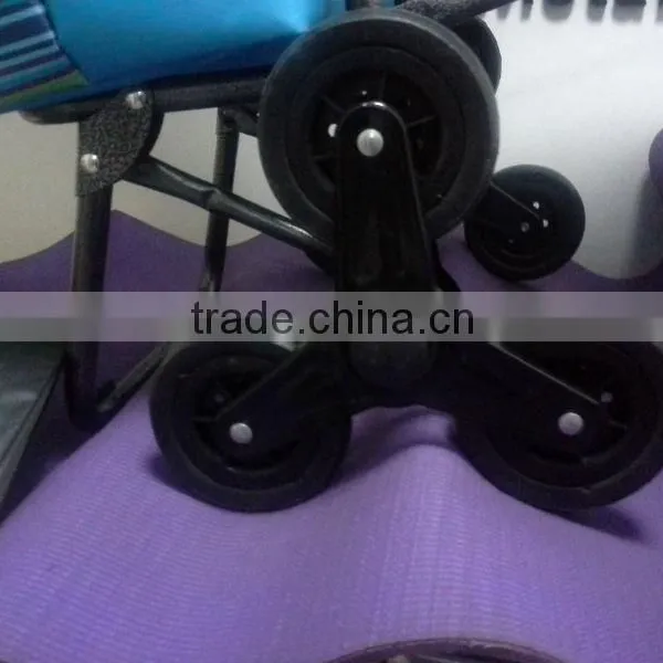 Folding Cart RH-FT For Supermarket Cheap Foldable Shopping Trolley Cart photo-3