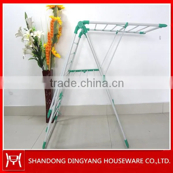 Stainless Steel Ground Foldable Clothes Drying Rack Stand photo-3