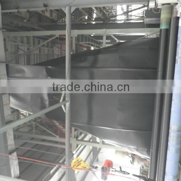 three layer HDPE geomembrane machine for 7- 8 meter