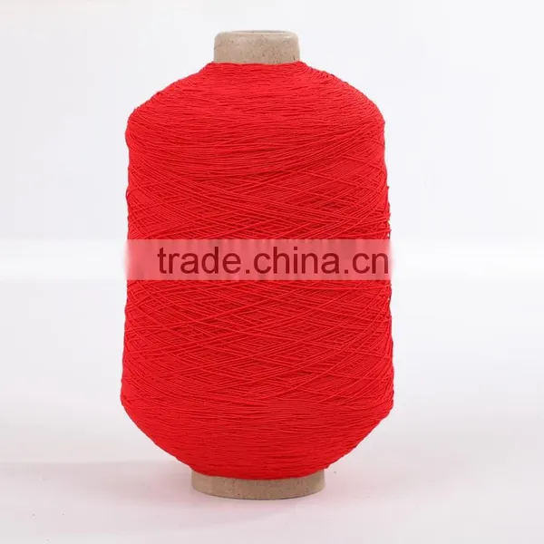 Black & white elastic rubber yarn for socks