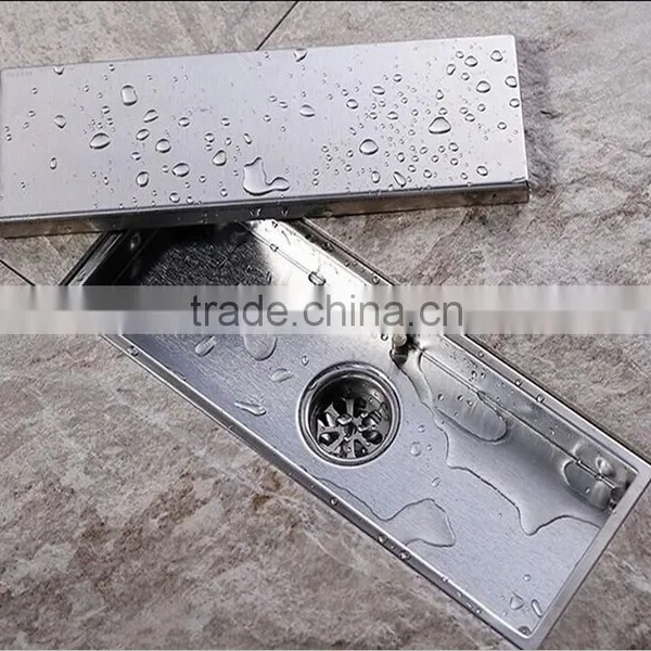 Stainless Steel Strainer Style and Drains Type Bathroom Shower Drain photo-6
