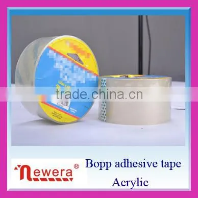 Hot Sale Individual Package 48mm Wide Clear Bopp Film Adhesive Gum Packing Tape photo-2