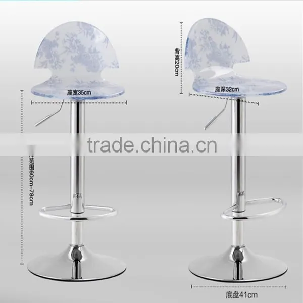 Fashion Household Leisure Chair Acrylic Highchair Acrylic Bar Lifting Chair photo-3
