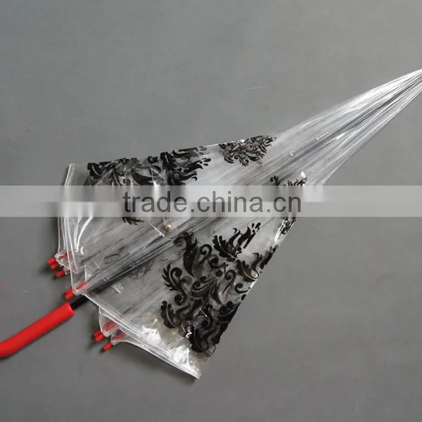China Factory Wholesale Fashion Pvc Transparent Umbrella photo-4