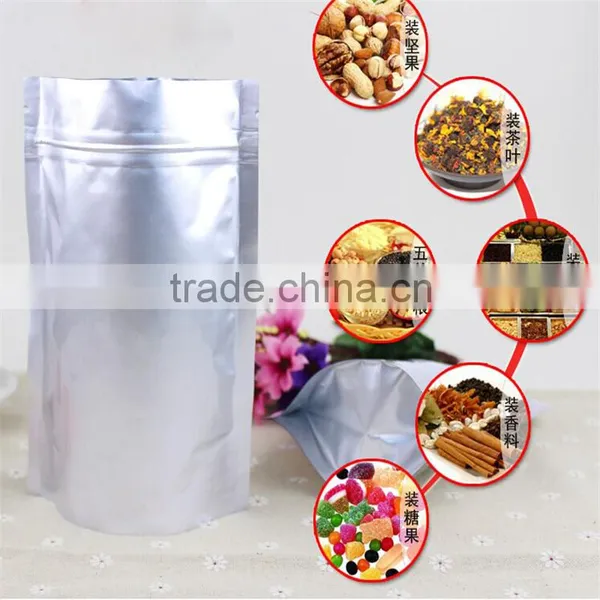 Aluminium Foil Package Bag,aluminium Foil Silver Stand Bag
