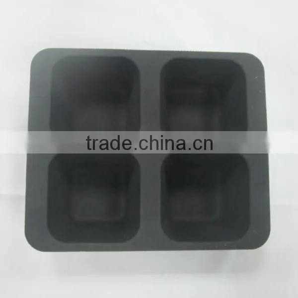 Traditional Simple 4 Grid no Abnormal Odor Silicone Bake Mould photo-2