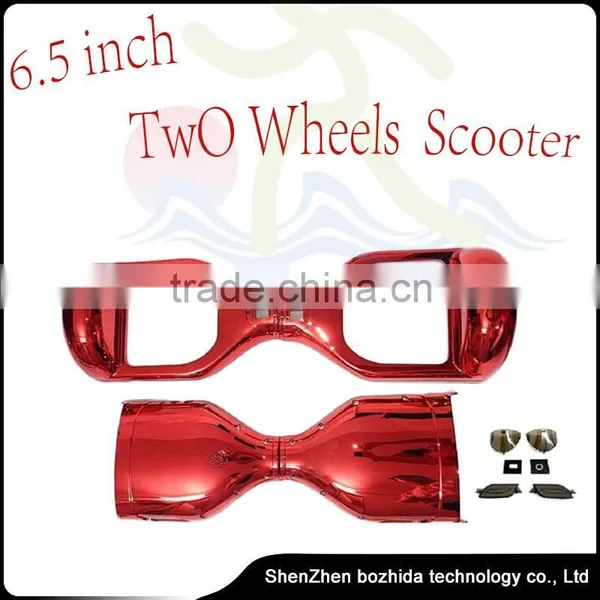Bluetooth and LED Light Self Balancing Electric Smart Scooter Self Balance 2 Wheel Chrome Hover Board photo-3