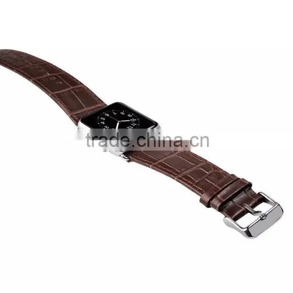 2015 Fashion Crocodile Alligator Leather for Apple Watch Wristband photo-6