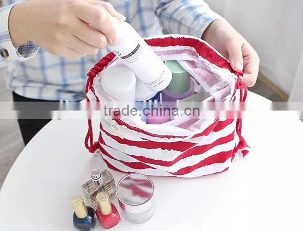 Hot Sell Cotton Waterproof Cord Drawsring Bag photo-2