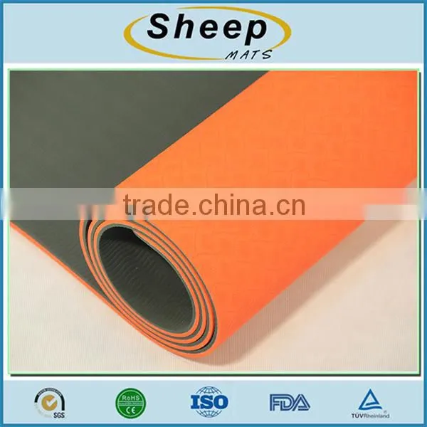 Eco-friendly Anti Slip Fitness Mat Yoga Mat for Floor Sports photo-2
