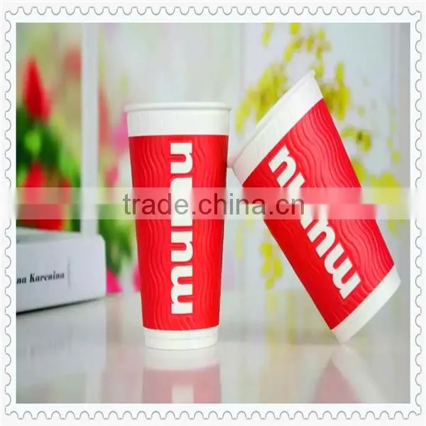 Disposable Ripple Wall Paper Cup for Christmas Wholesale photo-5