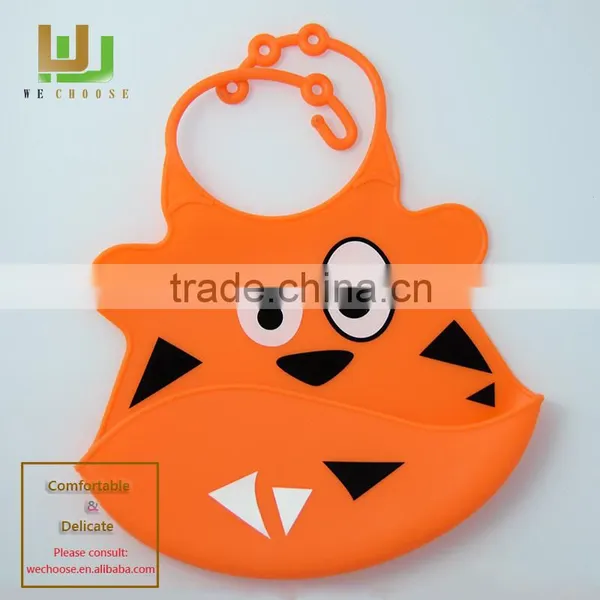 Wholesale Custom Fancy Cute Soft Baby Drool Bib Waterproof Silicone Baby Bib Baby Lunch Bibs photo-4