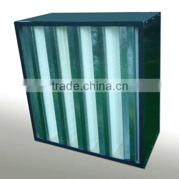 Industrial Large Air Flow Fiber Glass HV Combined HEPA Air Filter photo-6