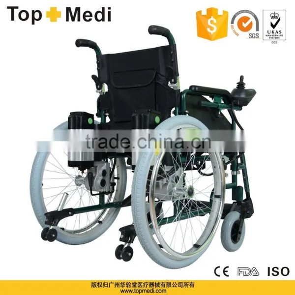 TopMedi Folding Aluminum Handicapped Power Electric Wheelchair Prices for Disabled People(electric Wheelchair for Handicapped) photo-2