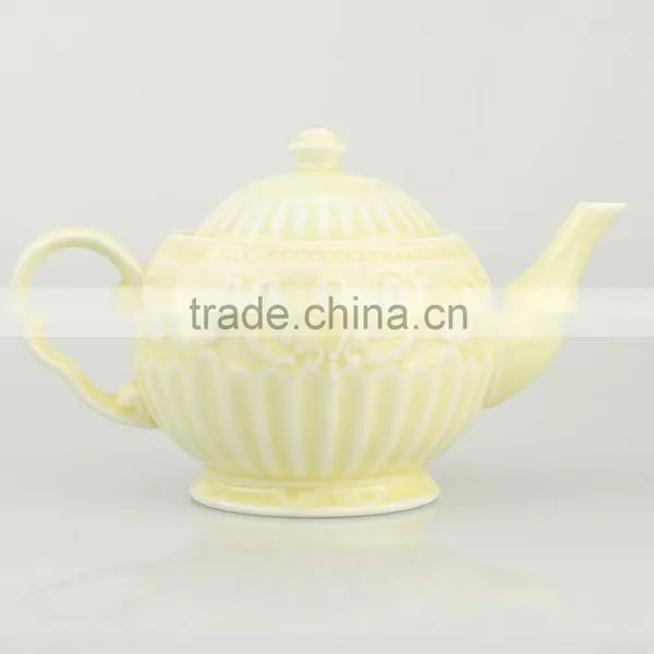 900ml 31.5oz Antique Porcelain Color Glazed Coffee Tea Pots photo-3