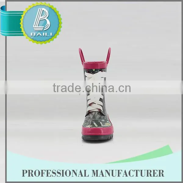 Famouse Brand Latest Design Men Fashion Rubber Rain Boots photo-2