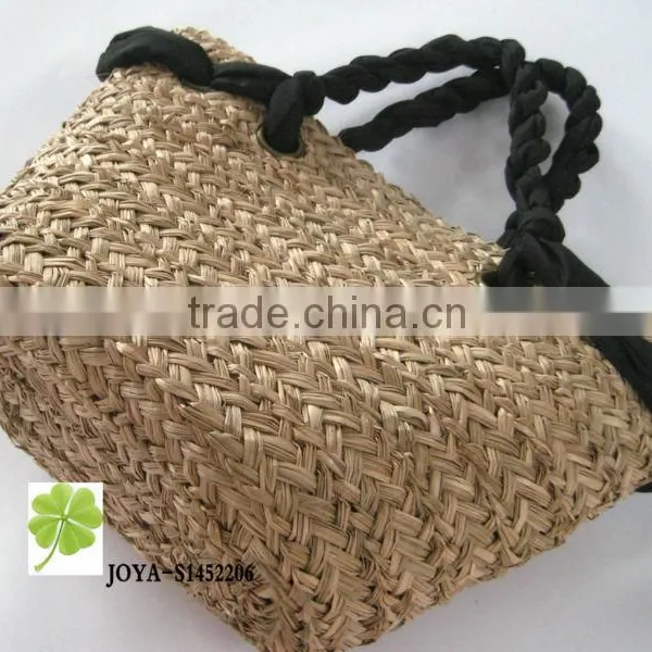 Natural Seagrass Summer Straw Handbag Beach Straw Bag