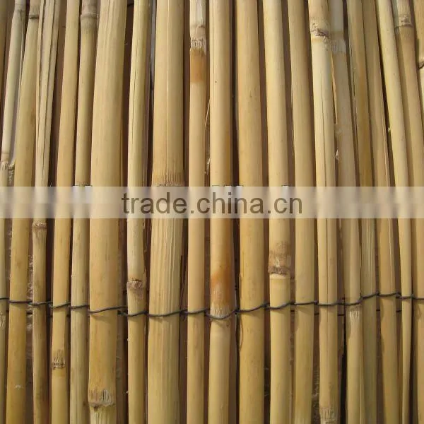 Natural reed panel screen