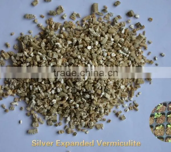 Factory Price Exfoliated Silver Vermiculite for Agriculture/Horticulture/Soil Conditioner photo-2