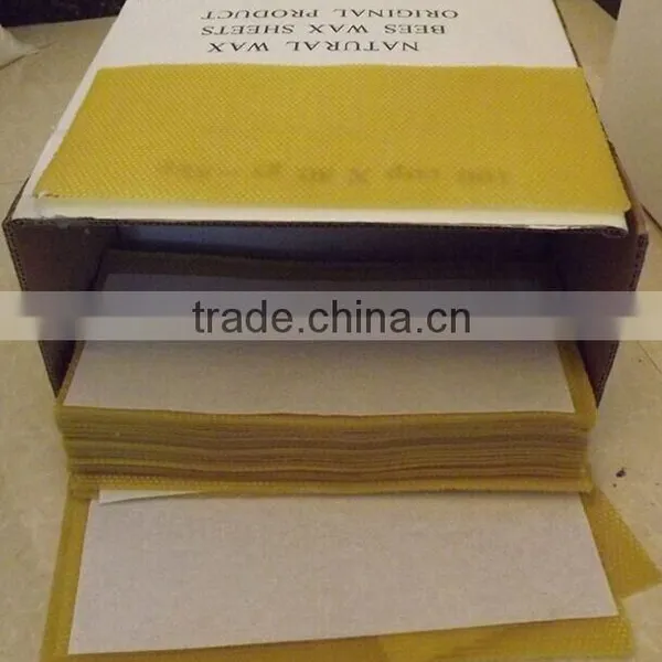 2016 Hot Sale Natural Color Beewaxs Foundation Sheet photo-4